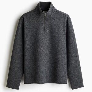 NWT, H&M Men's Regular Fit Half-zip Sweater, Medium, Mint Condition